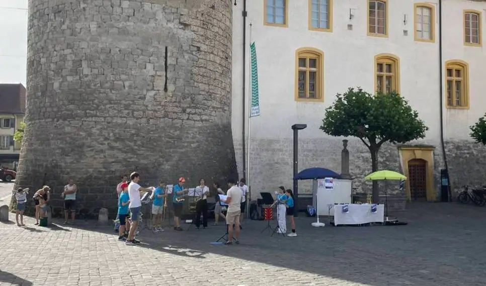 Présentation de l’école de musique sur la place Pestalozzi – 10 juin 2023