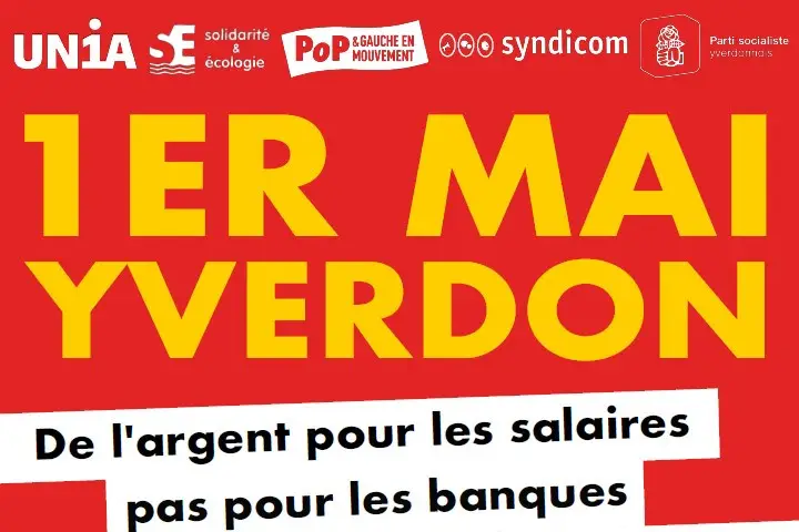 1er mai 2024 – 18h30 – En Ville – Manifestations du 1er mai
