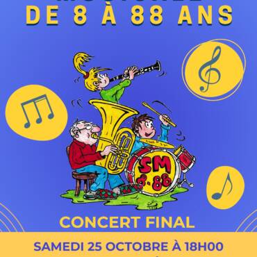 Samedi 25 octobre 2025 – Concert final Semaine Musicale 8-88 ans à Baulmes