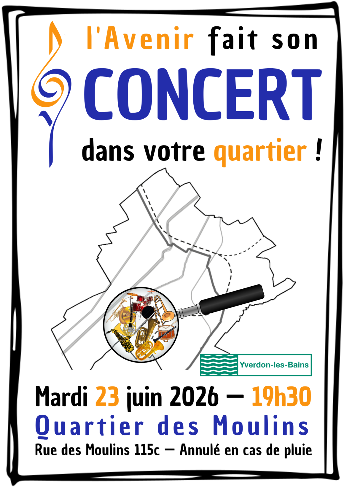 23 juin 2026 – Concert de quartier – Quartier des Moulins